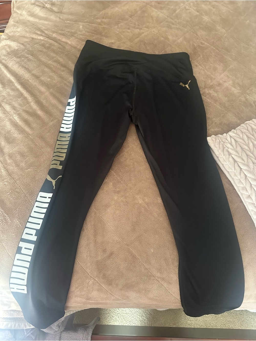 Puma Athletic Leggings with Side Logo